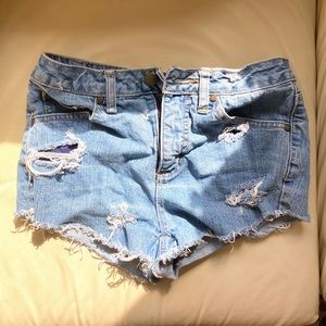 Jean shorts